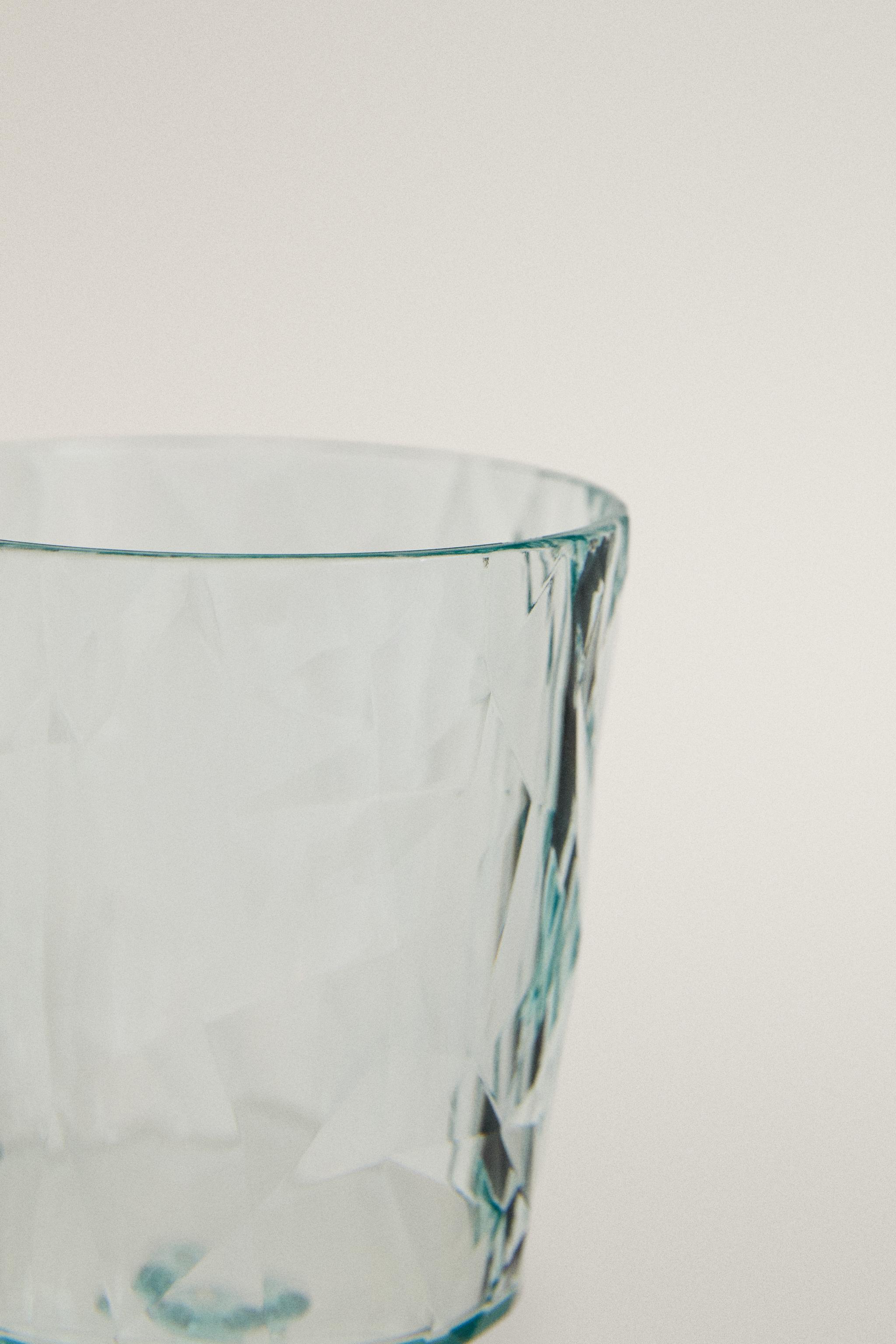 VERRE À VIN ACRYLIQUE EFFET DIAMANT